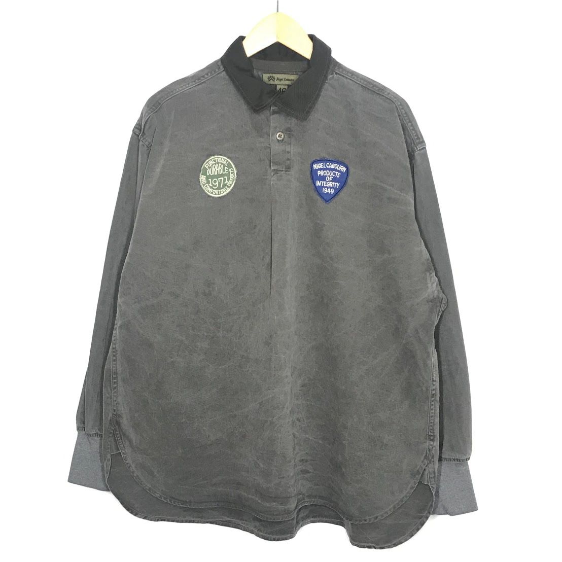 倉吉店】Nigel Cabourn | ナイジェルケーボン 長袖ポロシャツ