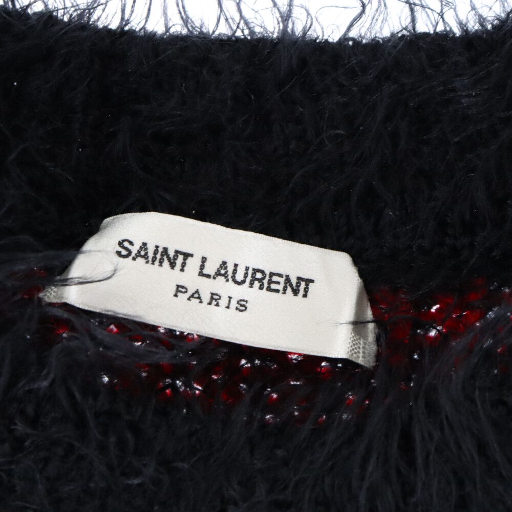 SAINT LAURENT PARIS (サンローランパリ) 18AW ウールナイロンクルー ...