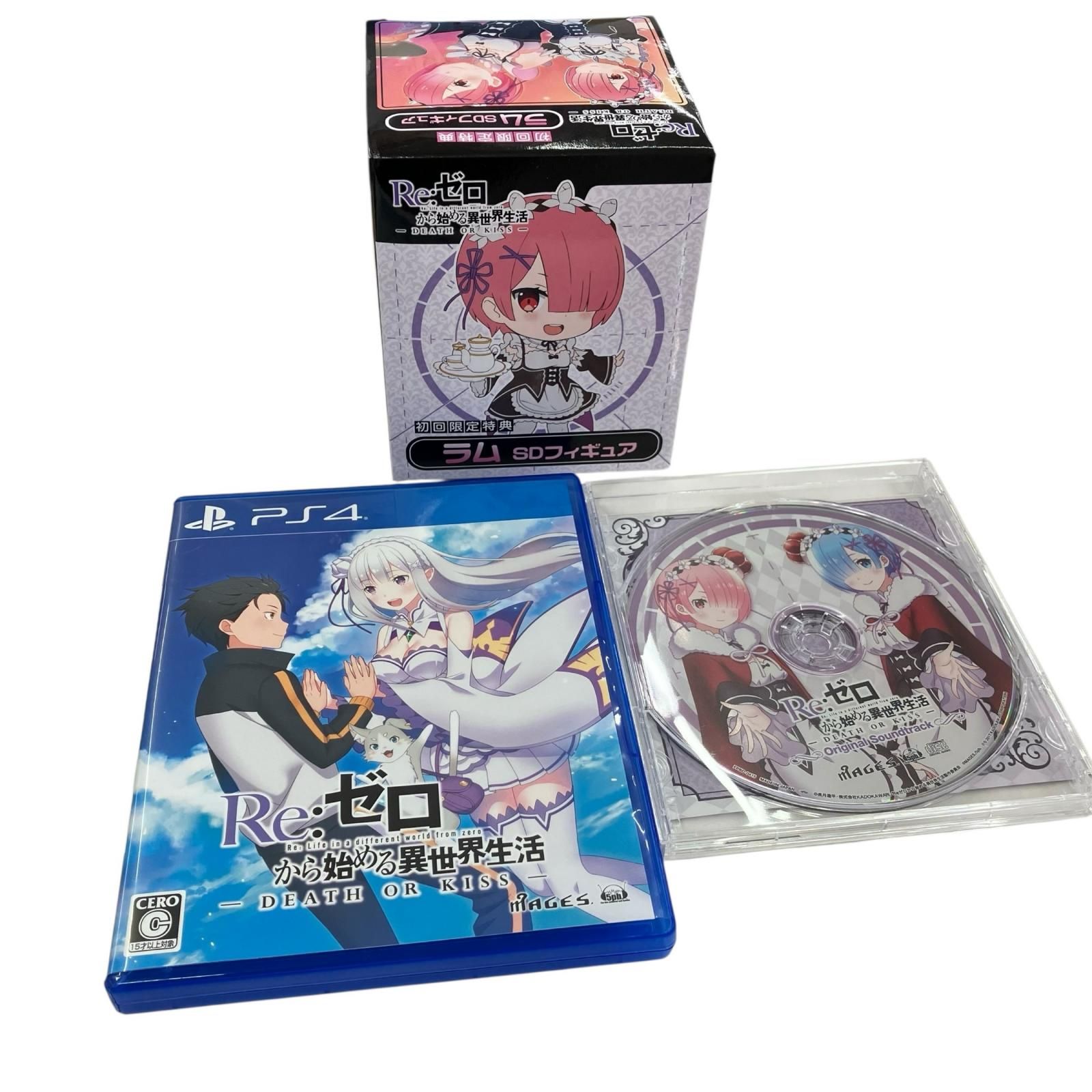 非常に良い】Re:ゼロから始める異世界生活-DEATH OR KISS- - PS4 人気