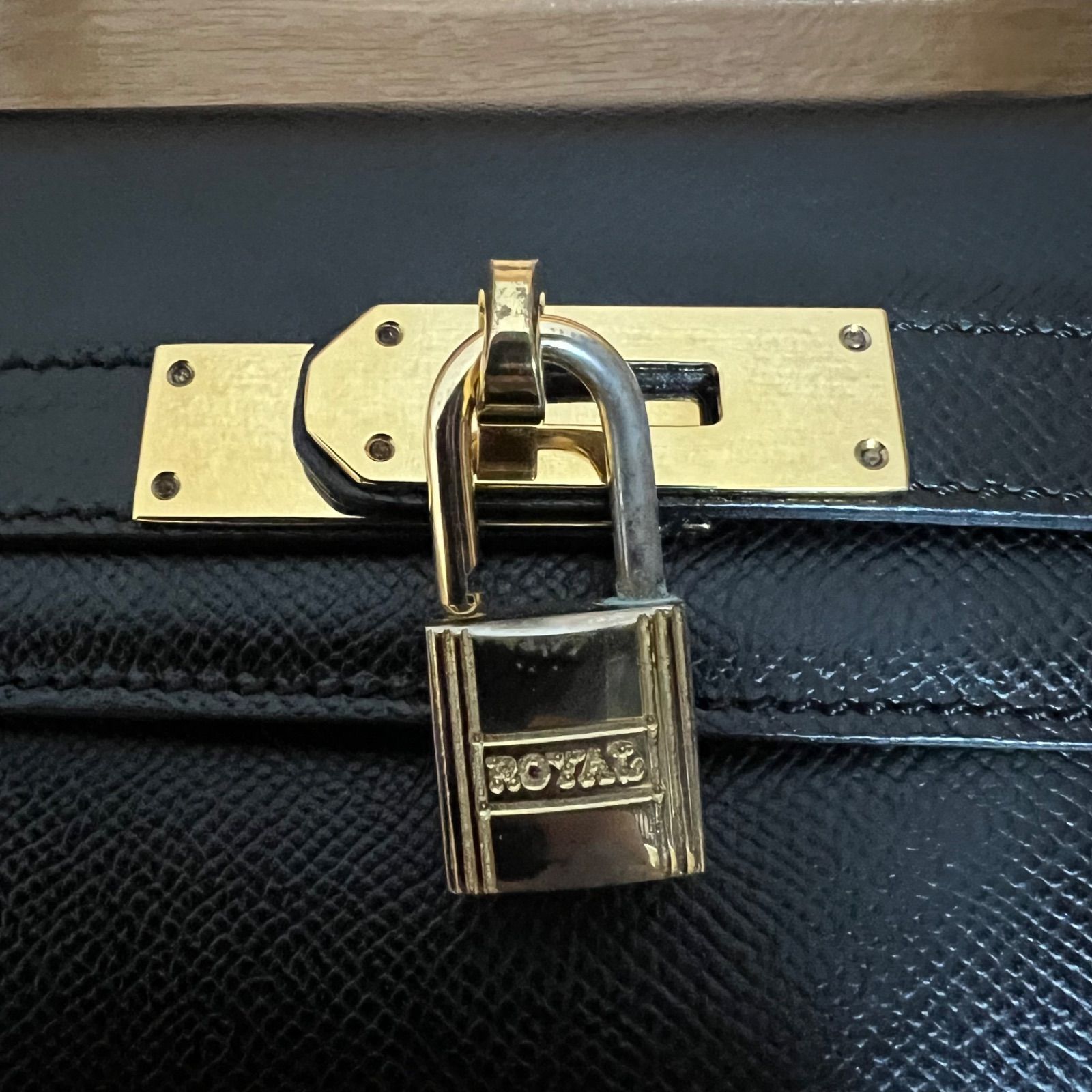 美品】ロイヤルハイネス ROYALHIGHNESS ケリー型 ハンドバッグ 2way 