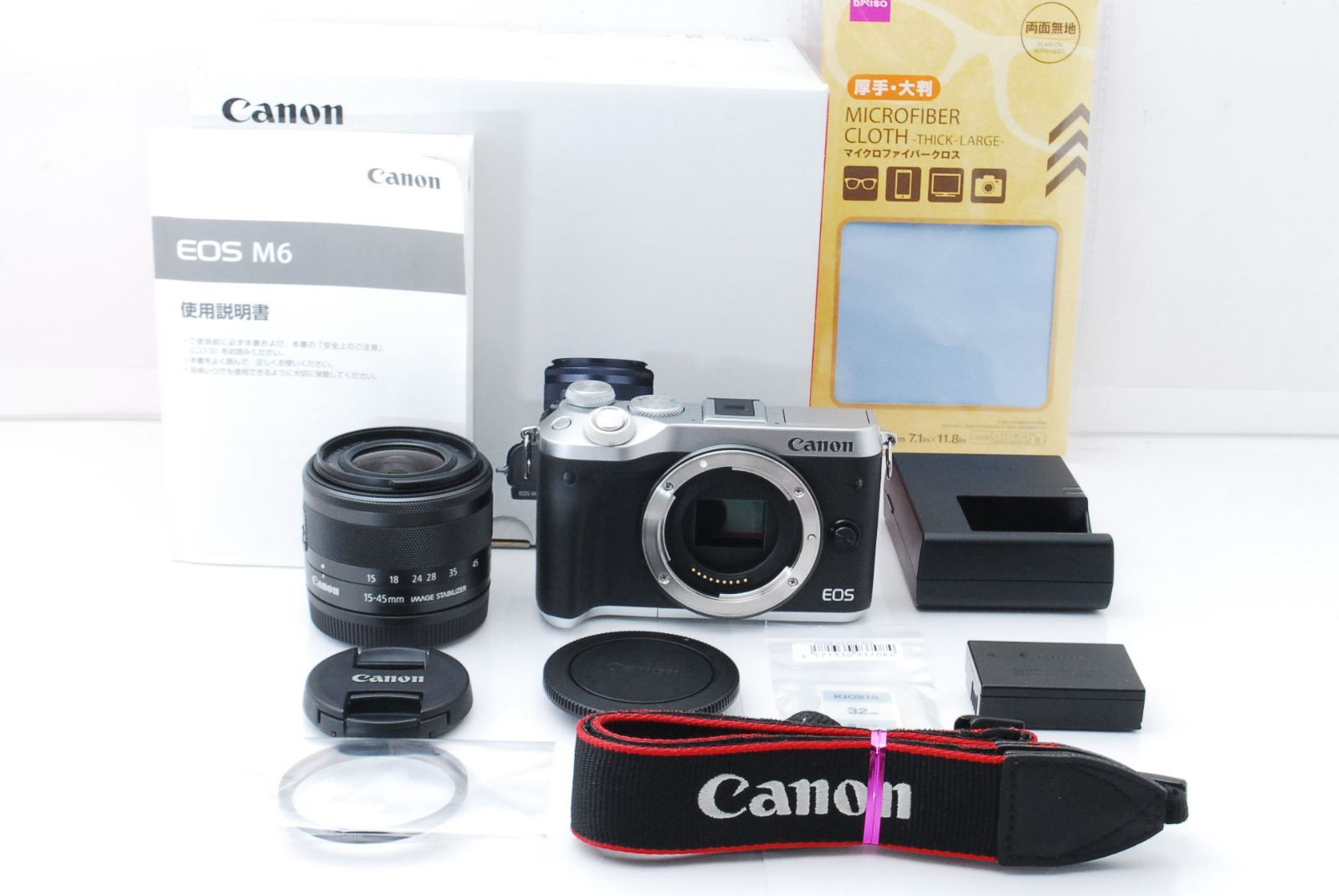 値下げしました☆超美品☆Canon EOS M6 ミラーレス一眼レンズキット