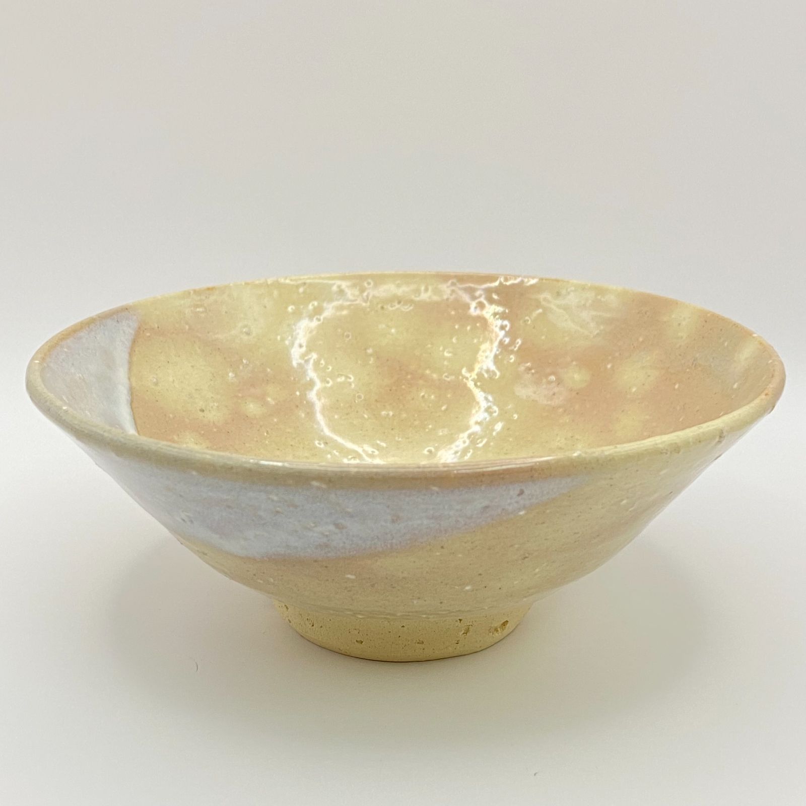 NO525 萩焼　平茶碗　抹茶碗　時代物 NO525 萩焼 平茶碗 抹茶碗 時代物 NO525 萩焼平茶碗抹茶碗時代物