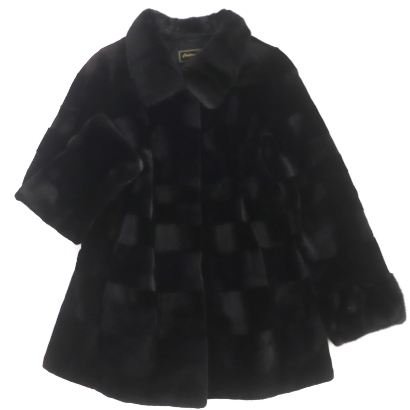 ブラック シェアード ミンク エンバ エンバ 毛皮の通販｜au PAY マーケット