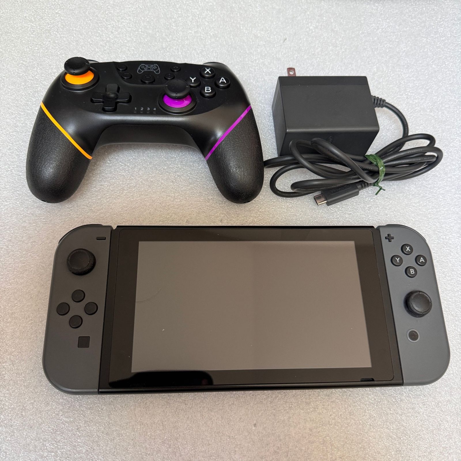 ☆正常動作品 Nintendo ニンテンドー Switch スイッチ HAC-001 グレー