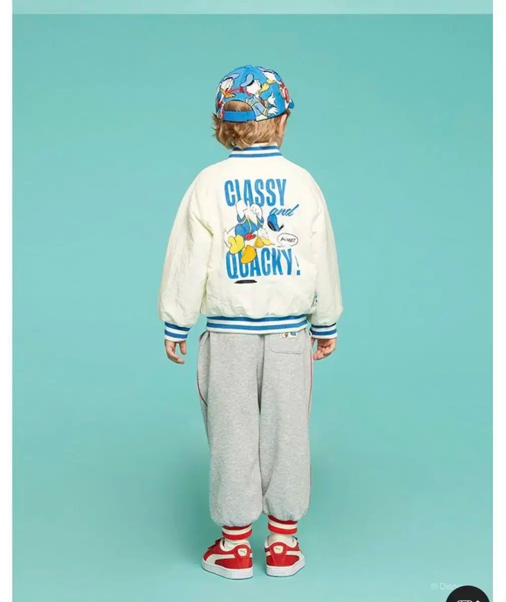 BEBE DE PINO ベベデピノ ドナルドダック スタジャン ダウン アウター 120