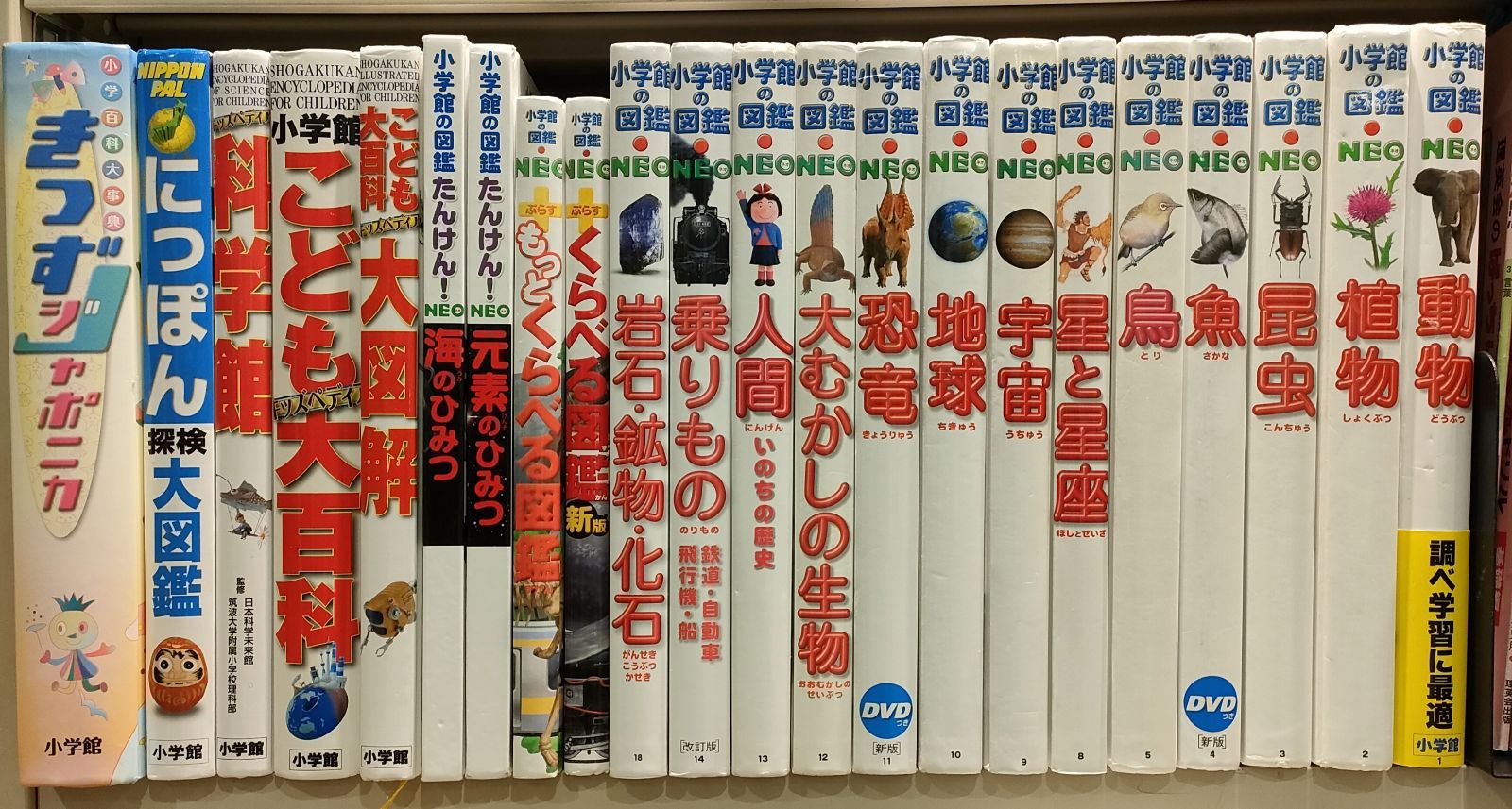 タイムセール 小学館の図鑑 NEO 他 22冊 ボリュームお値段大満足セット