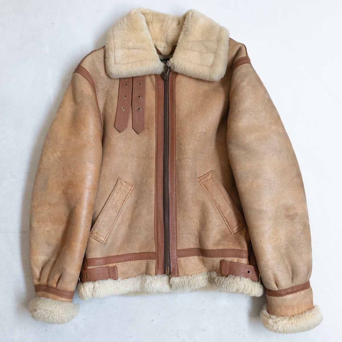 SCHOTT ショット B-6 36 フライトジャケット ムートンジャケット 雰囲気抜群】SCHOTT【B-3 ムートンボンバージャケット】36
