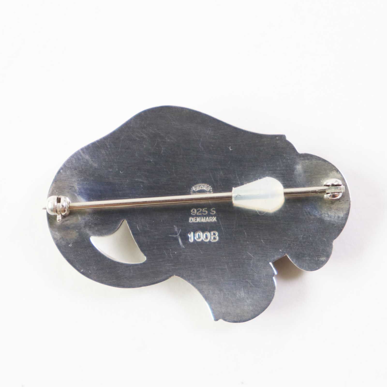 美品◎Georg Jensen ジョージジェンセン 100B スズラン フラワー