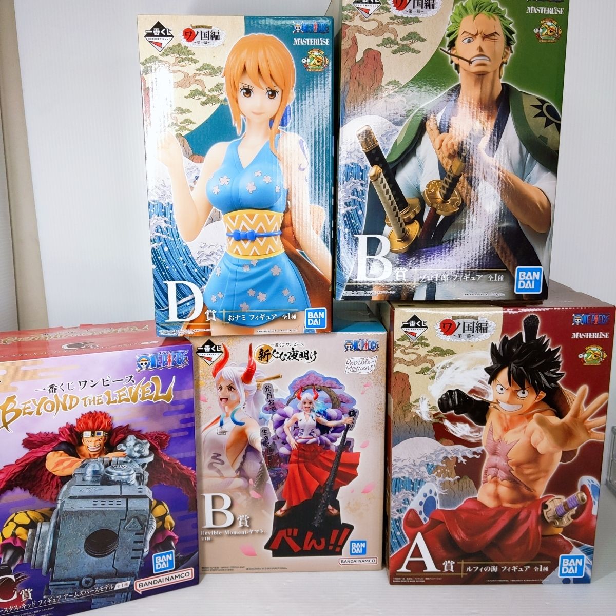 未開封】ワンピース 一番くじ フィギュア 5点セット〇YR-53330〇 