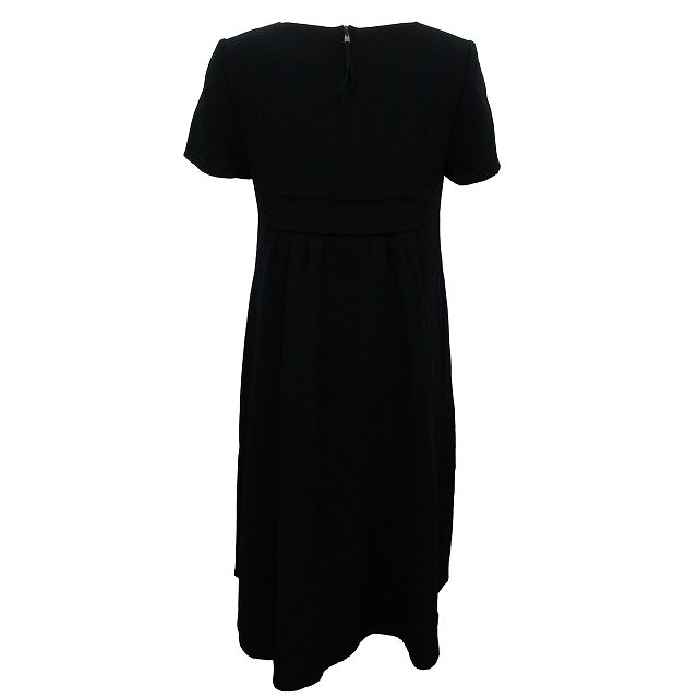 美品✦フォクシーブティック 半袖ワンピース ネイビー ブランドロゴ