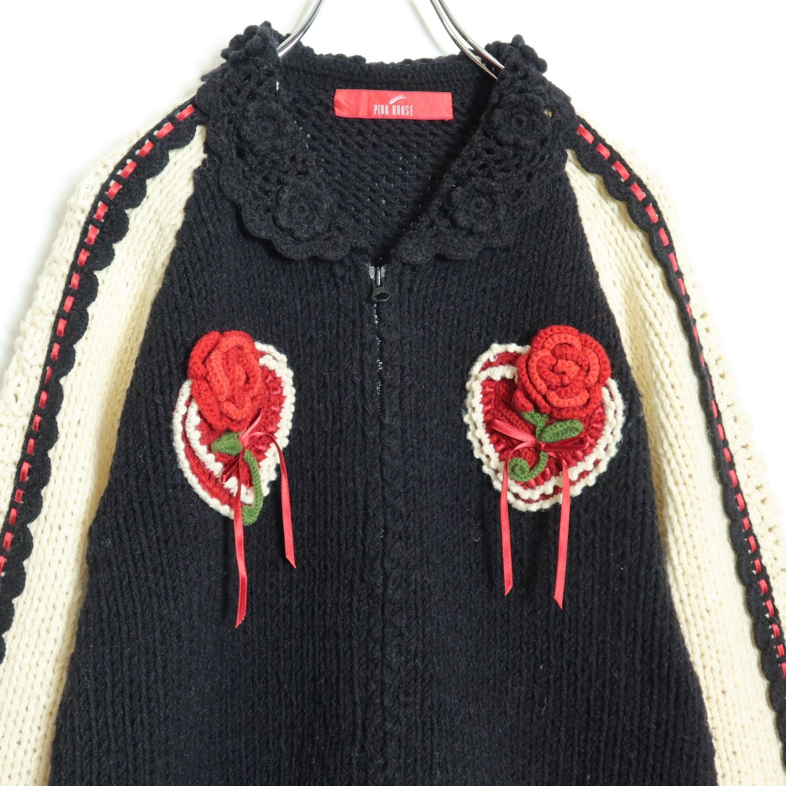 ピンクハウス ゼッケン ブルゾン セール】 ハイランドダンス刺繍入りゼッケンブルゾン （ブルゾン