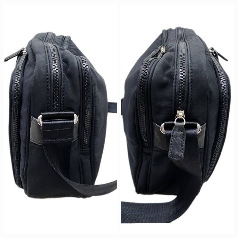 BALENCIAGA バレンシアガ ショルダーバッグ 中古 ACE製 ブラック ナイロン 斜め掛け 32406K195