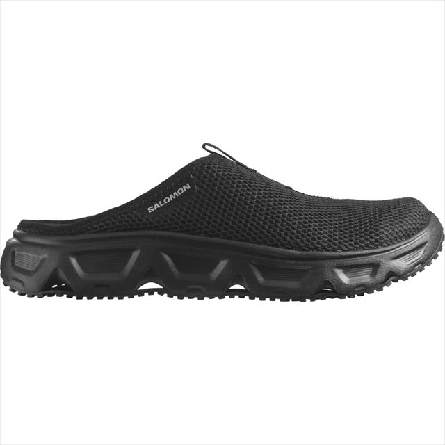 SALOMON サロモン リカバリーシューズ メンズ REELAX SLIDE 6.0 L47112000 BLACK|ALLOY リカバリーサンダル リラックススライド トレラン トレイル アウトドアシューズ スニーカー アフタースポーツ 衝撃吸収