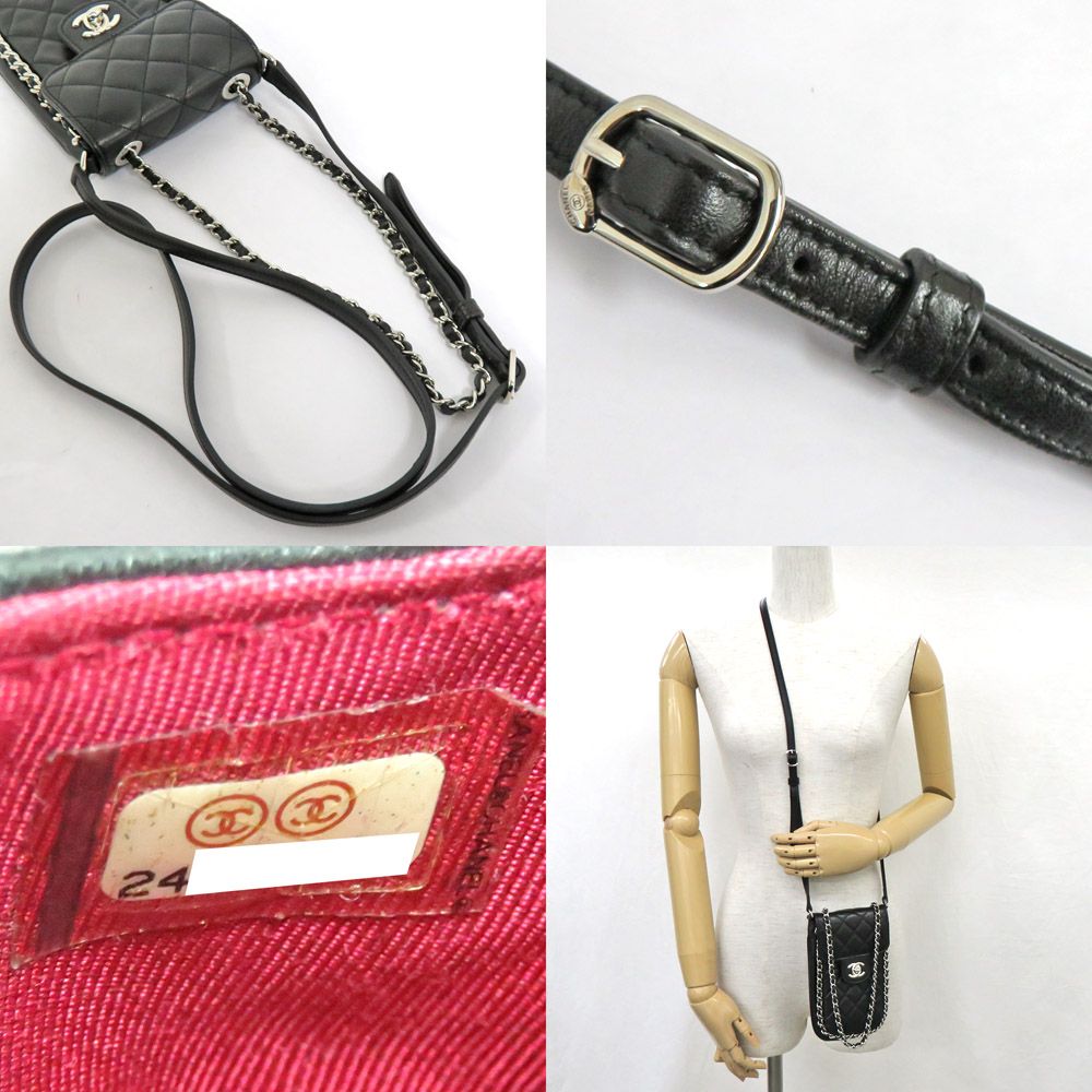 チェーンショルダー ブラック