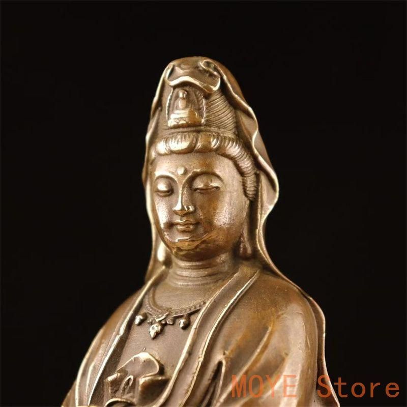 銅製 仏像 浄水観音菩薩仏像 仏間供養 銅製品 工芸品 置物 銅製 仏像 浄水観音菩薩仏像 仏間供養 銅製品 工芸品 置物