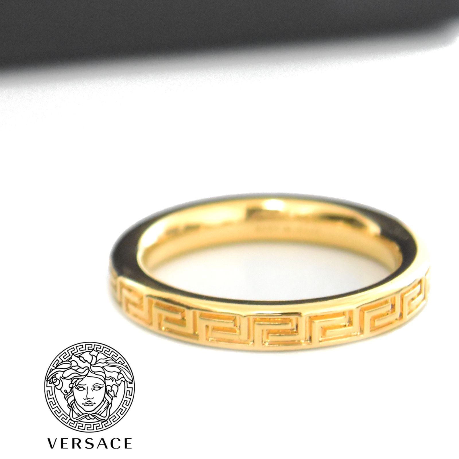 絶大な人気を誇る 【Versace】新品未使用 ゴールド Greek Key リング