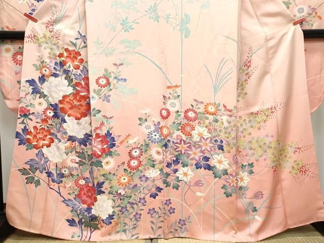 平和屋着物●豪華振袖　友禅　草花文　正絹　逸品　CAAZ0832vf 平和屋着物○豪華振袖 友禅 草花文 正絹 逸品 CAAZ0832vf - メルカリ