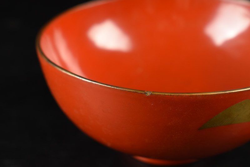 蔵A3261b 木製朱塗 絵替蒔絵 吸物椀 汁椀 十客 WWW_IBETON_RU