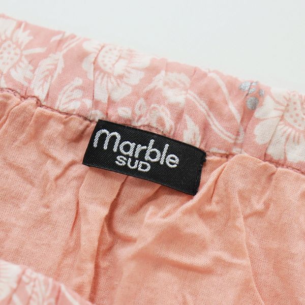 美品 marble SUD マーブルシュッド Marigoldプリントギャザースカート/ピンク マリーゴールド うさぎ【2400013349062】  - メルカリ