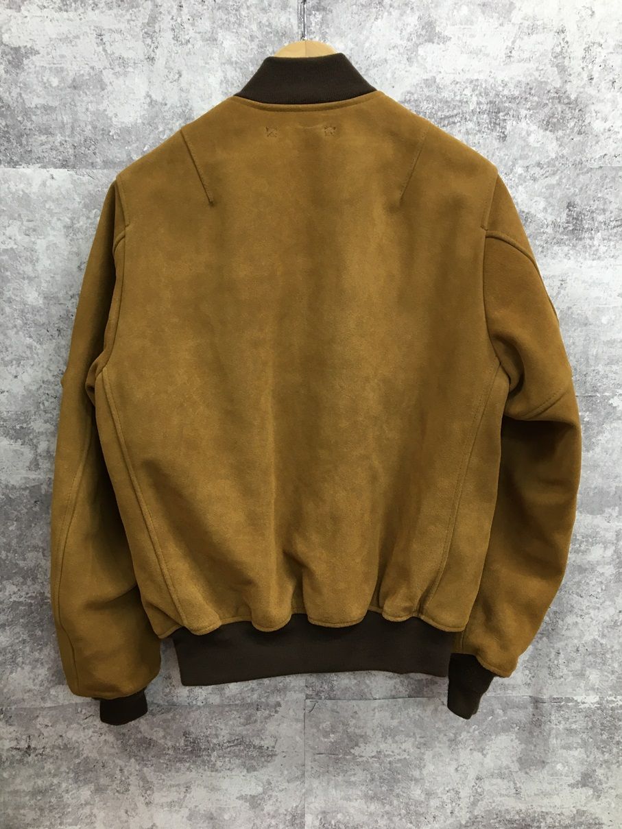 HOUSTON COW SUEDE MA-1 FLIGHT JACKET ヒューストン カウスウェード フライトジャケット【4228-004】 HOUSTON COW SUEDE MA-1 FLIGHT JACKET ヒューストン カウスウェード