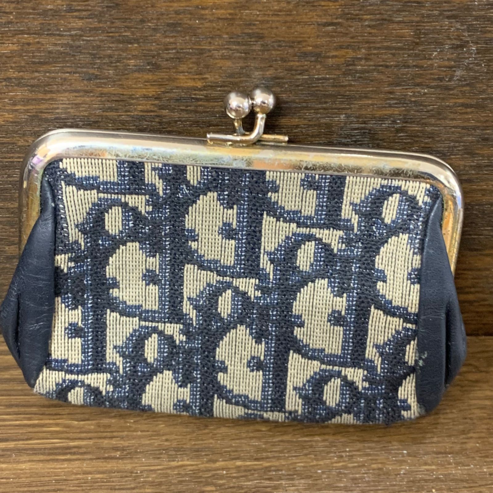 ChristianDior トロッター柄 コインケース がま口 Christian Dior クリスチャンディオール トロッター コイン