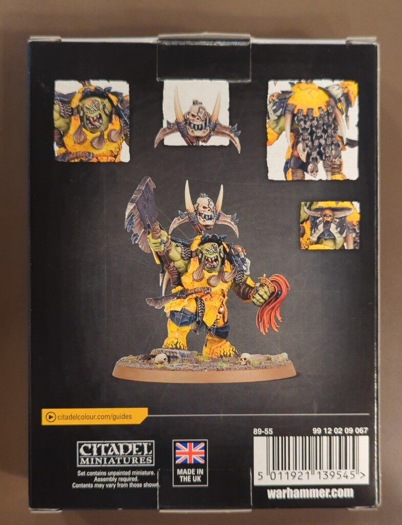 GAMES WORKSHOP WARHAMMER AGE OF SIGMAR ORRUK WARCLANS BAZDROGG NEKK-CHOPPA