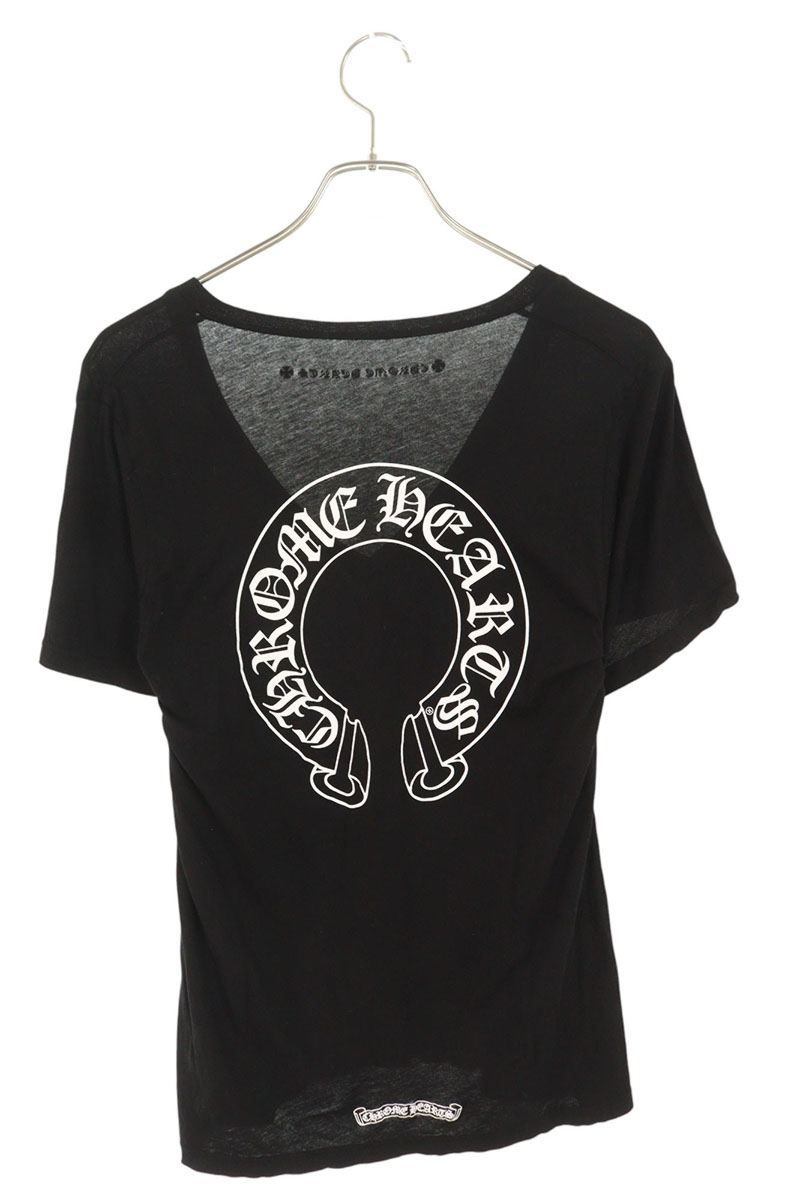 ホースシューバックプリントTシャツ レディース