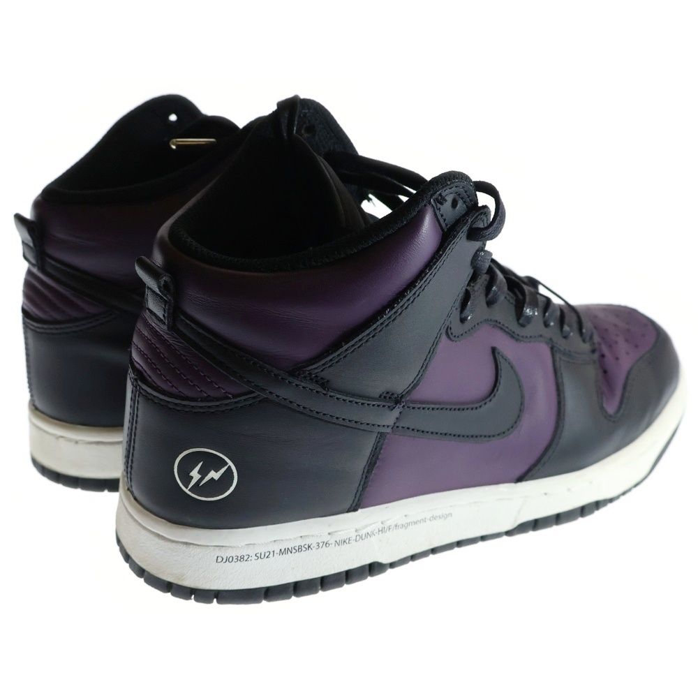 Nike ブラック/パープル ハイカットスニーカー NIKE (ナイキ) ×FRAGMENT DUNK HIGH CITY PACK BEIJING
