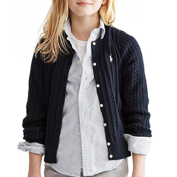 コットンケーブルカーディガン