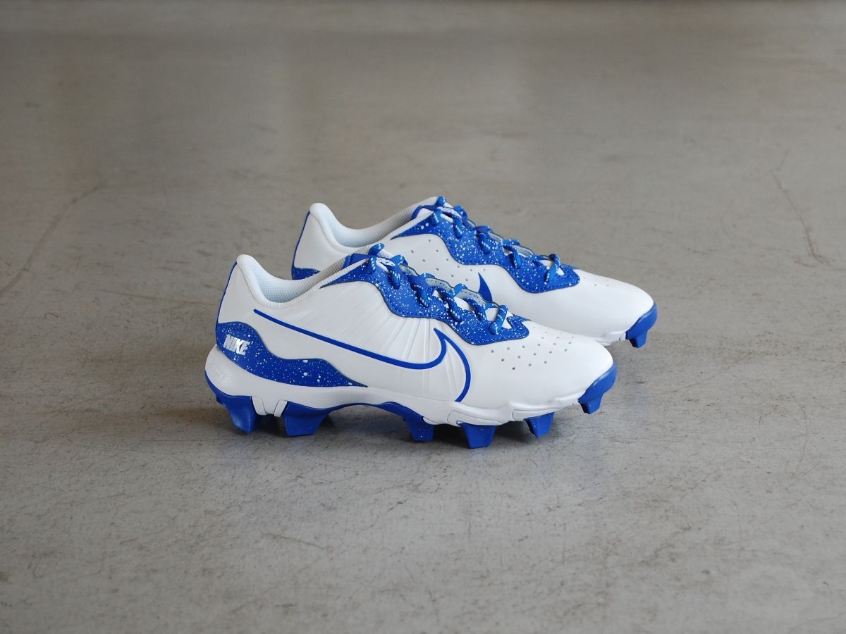 NIKE ナイキアルファファラーチェキーストーン4ベースボールスパイク NIKE Alpha Huarache 4 Keystone BG White/University Red