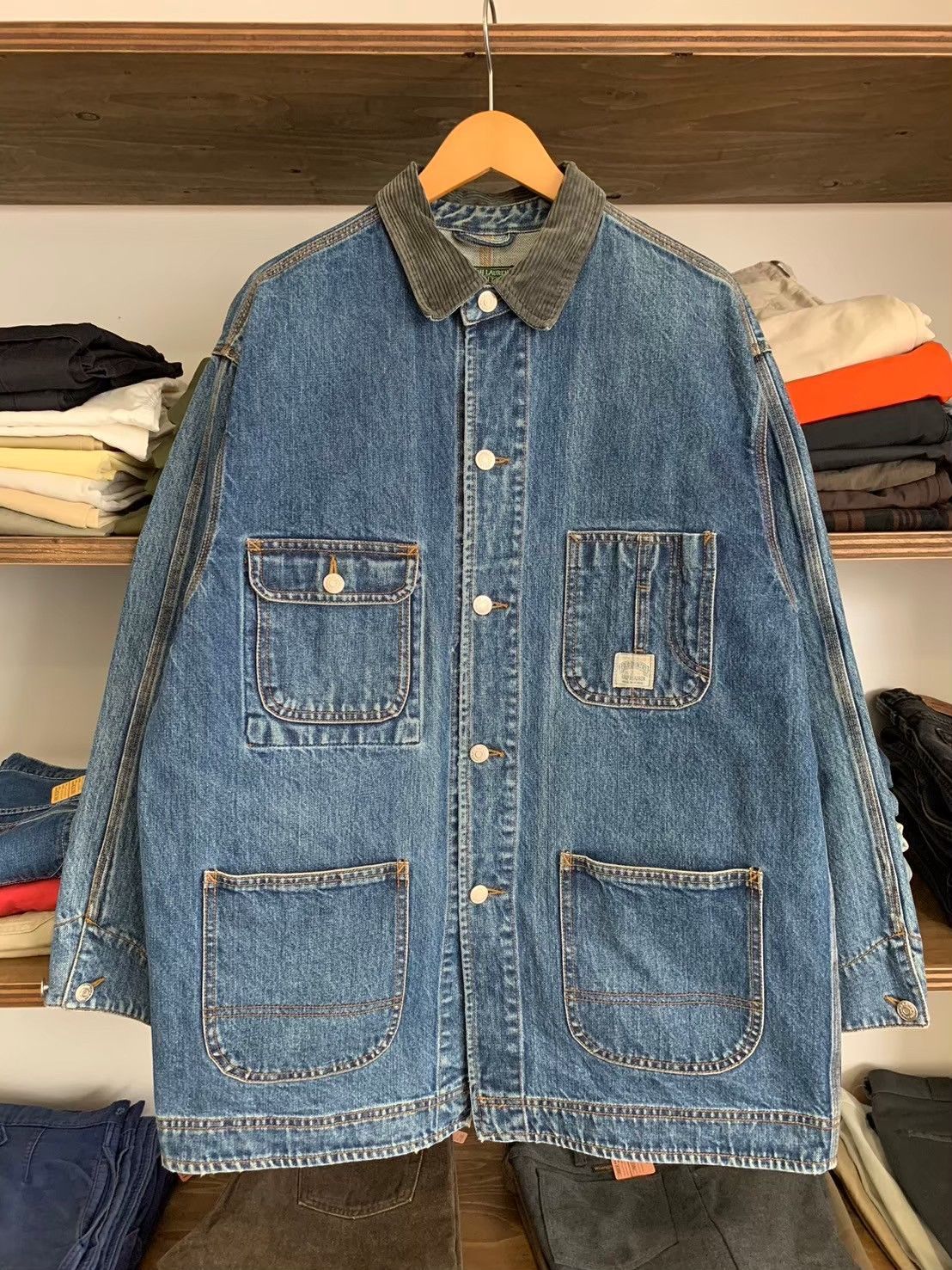 90s Ralph Lauren country デニムカバーオール - メルカリ