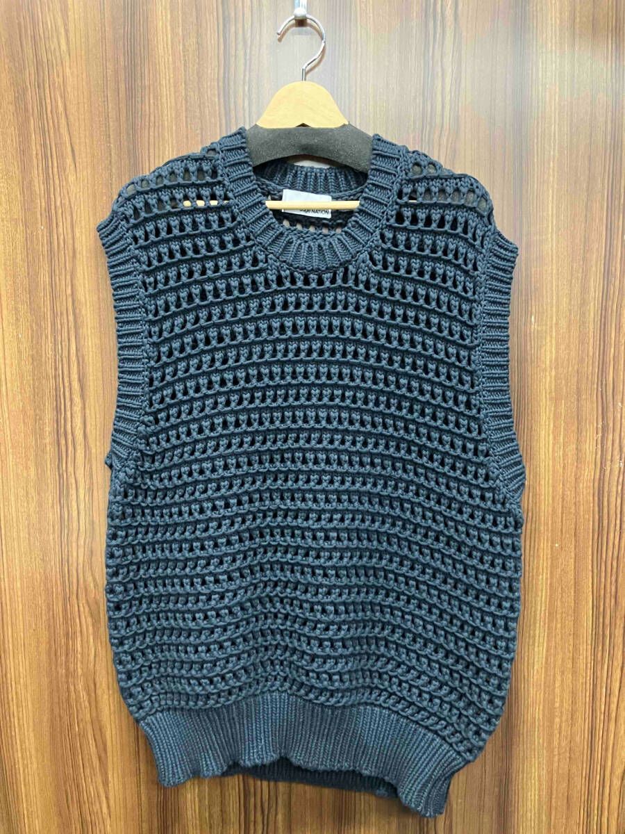 sagenation HATCHI VEST　S048 ネイビー　Mサイズ sagenation HATCHI VEST S048 ネイビー Mサイズ