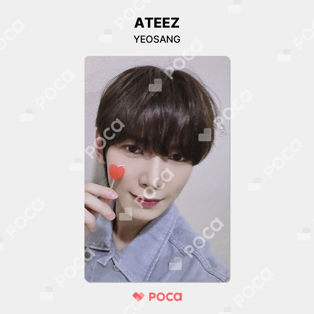 ATEEZ サン Action To Answer トレカ Ateez Official Photocard - Treasure Epilogue: Action to