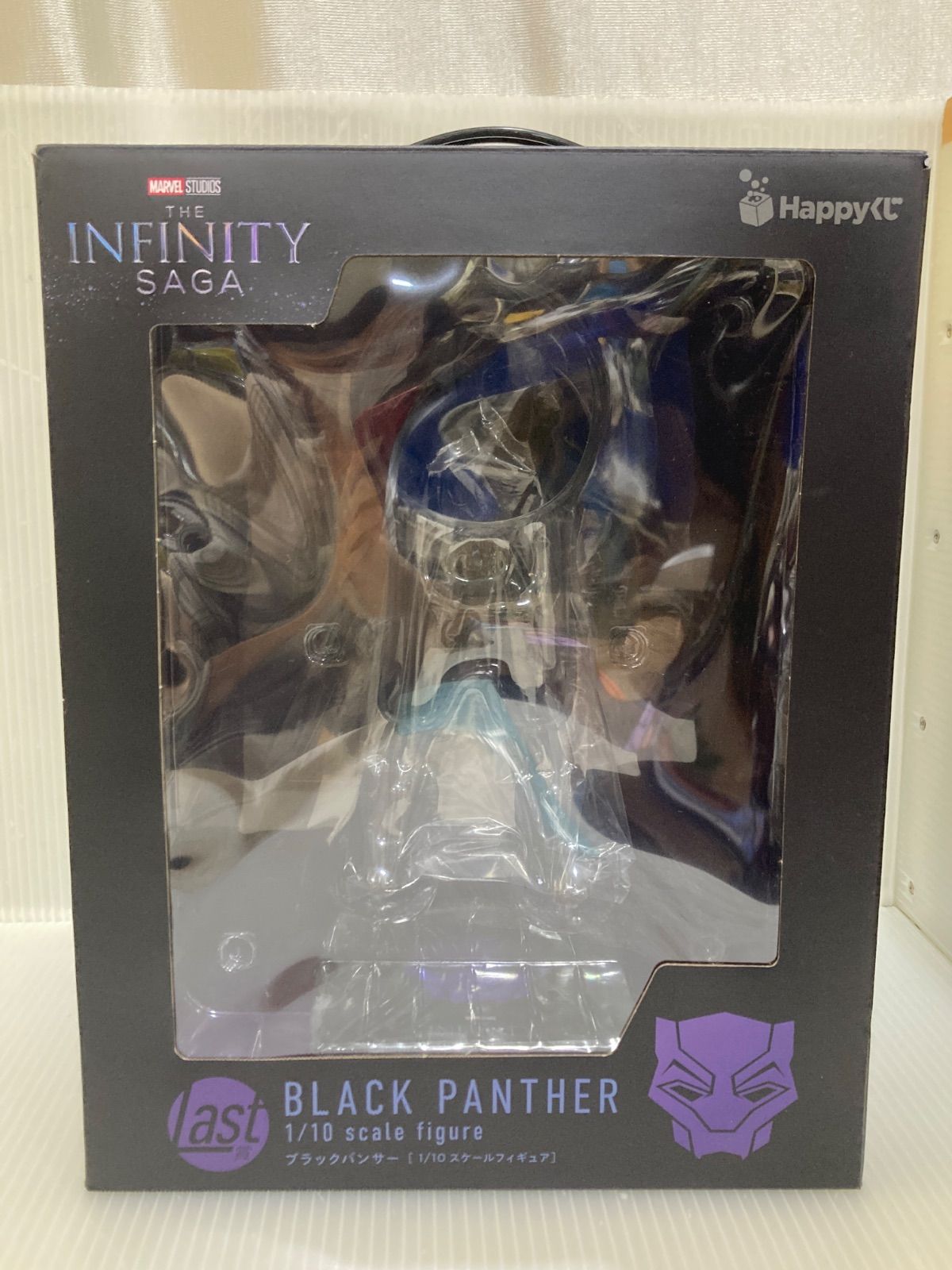 happyくじ マーベル A賞アイアンマン ラスト賞ブラックパンサー 1/10