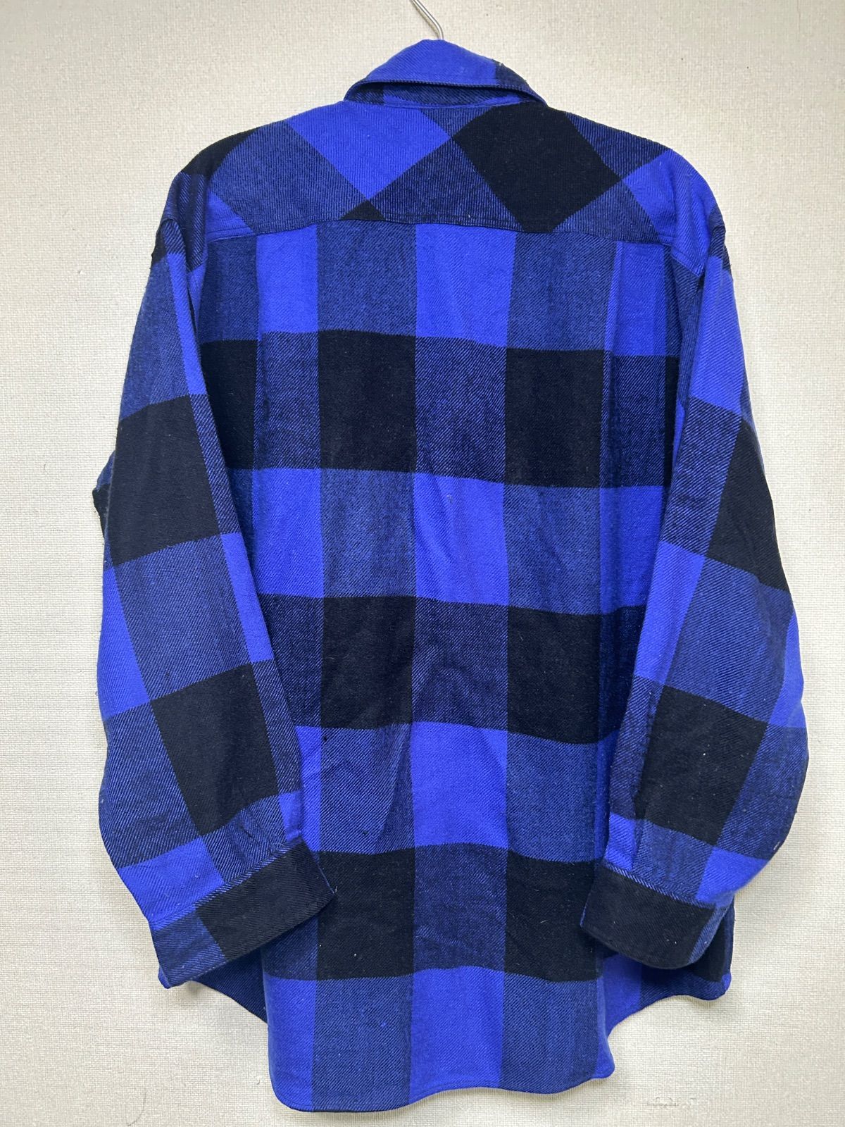 オフホワイト クロスアロー チェックネルシャツ Lサイズ