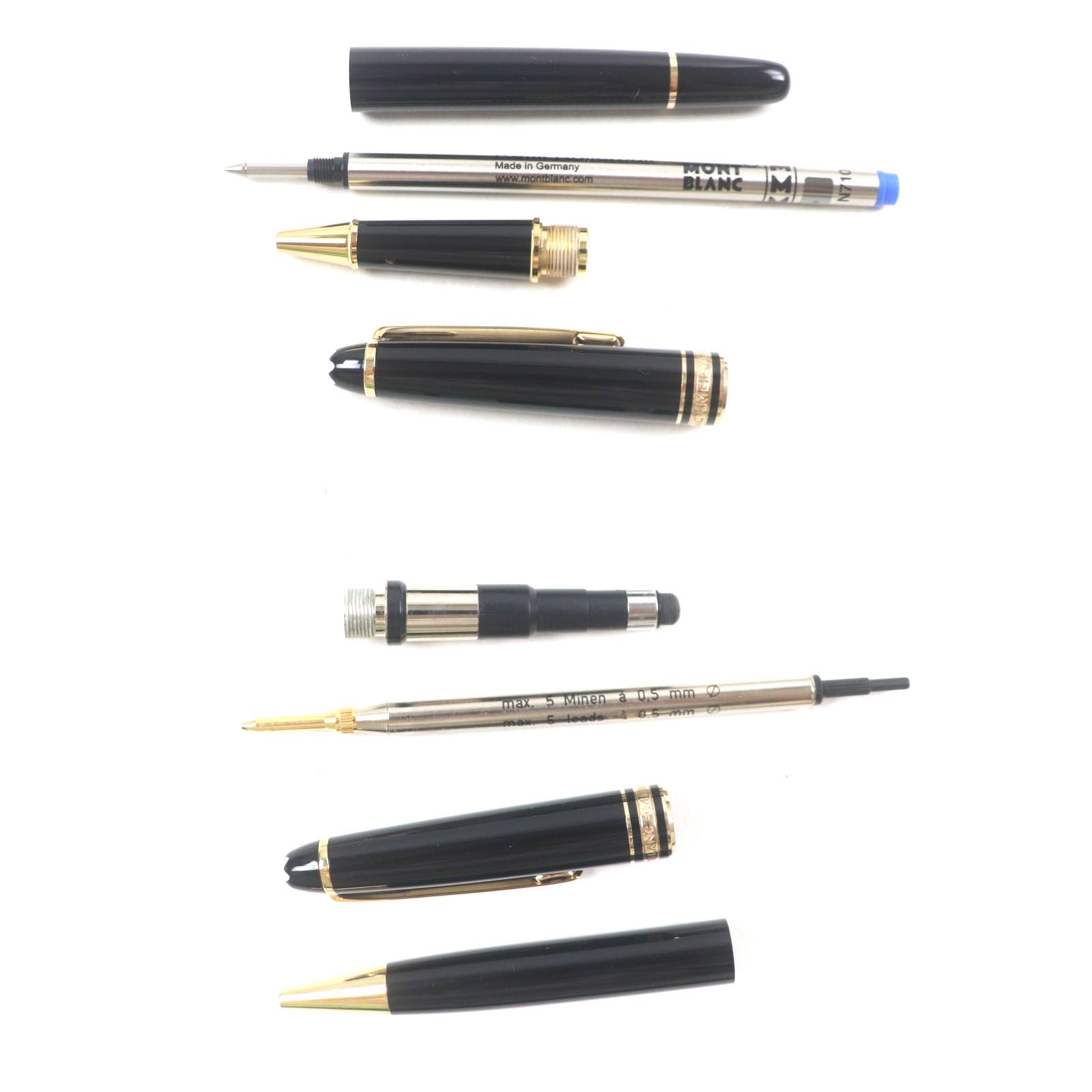 【モンブラン】　マイスターシュテュック　ボールペン　＆　シャープペン　２点セット 良品▽MONTBLANC モンブラン マイスターシュテュック クラシック