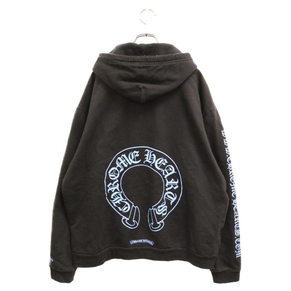 CHROME HEARTS (クロムハーツ) Blue Horseshoe Pullover Hoodie ホース
