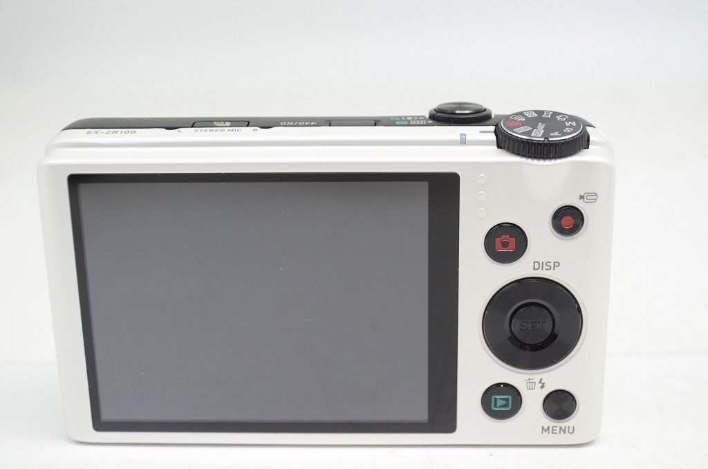 CASIO カシオ EXILIM EX-ZR100 コンパクトデジタルカメラ ホワイト