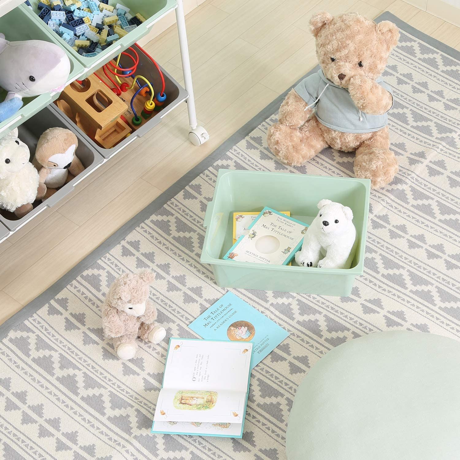 数量限定】おもちゃ収納 購入 知育 幅90.5×奥行36×高さ86cm 9マス 子供