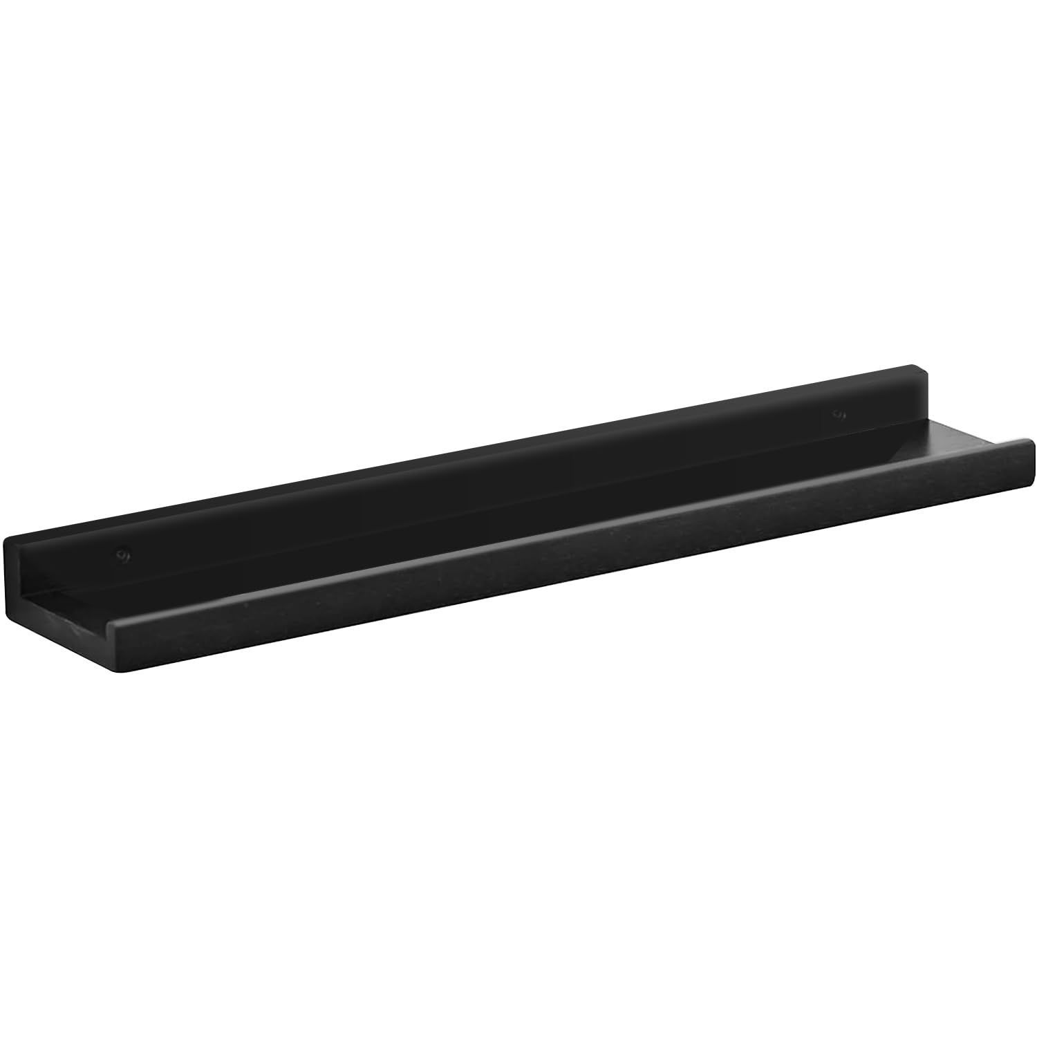 【数量限定】60cm) (ブラック 収納用壁面棚 松木製 飾り棚 U型滑り止め 壁掛け棚 天然木 ウォールシェルフ