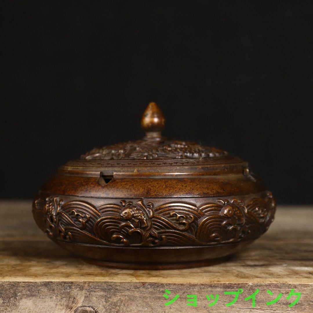 灰皿 リビング 茶室 茶台 香炉 置物 銅器 銅製品 灰皿 リビング 茶室 茶台 香炉 置物 銅器 銅製品 - メルカリ