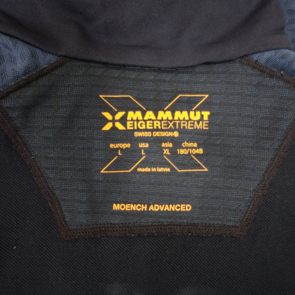 値下げ マムート MAMMUT Moench Advanced Half Zip Longsleeve メンヒ アドバンスド 登山 長袖 ウェア アウトドア サイズXL ベルト