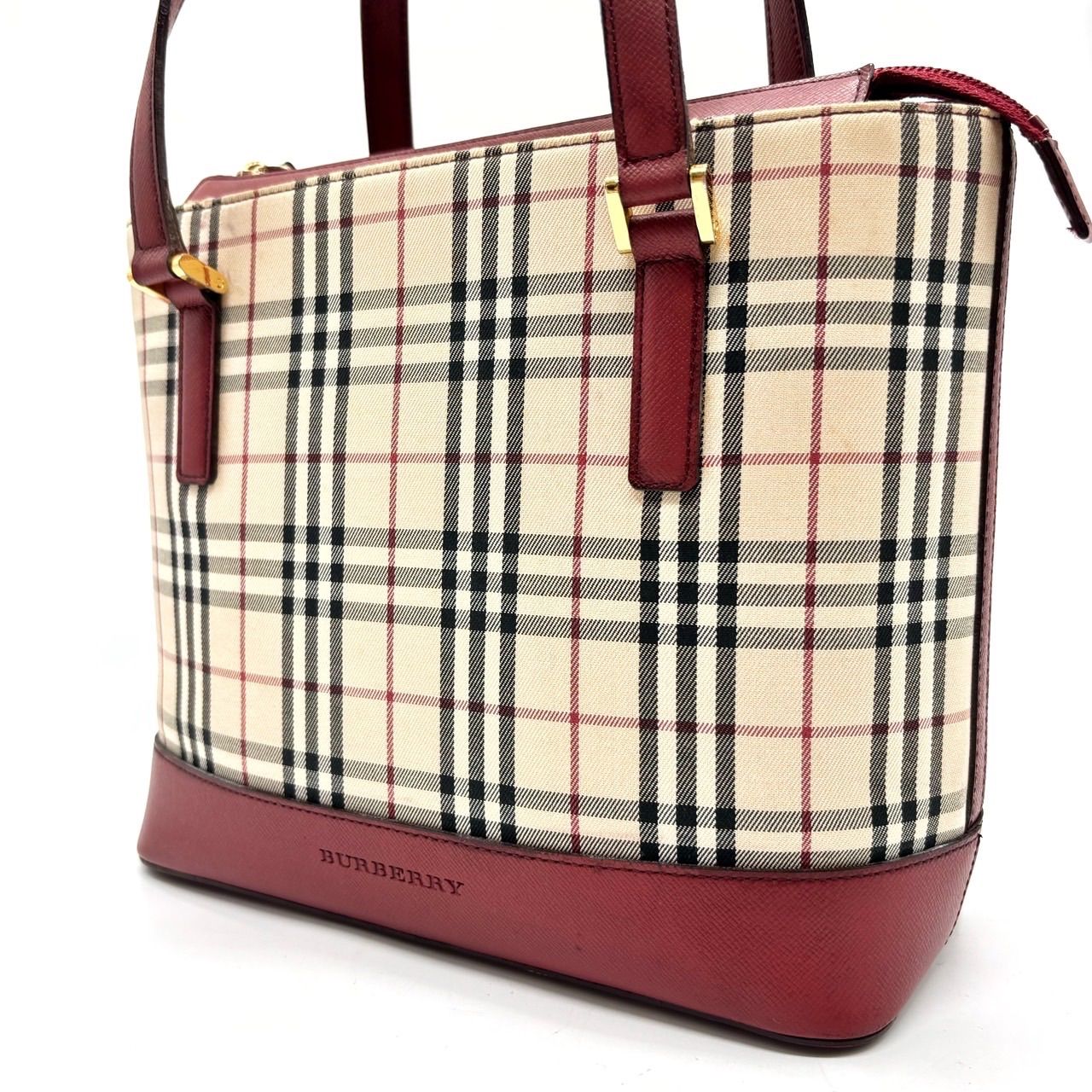 ✨良品✨ BURBERRY バーバリー トートバッグ ハンドバッグ ノバ 