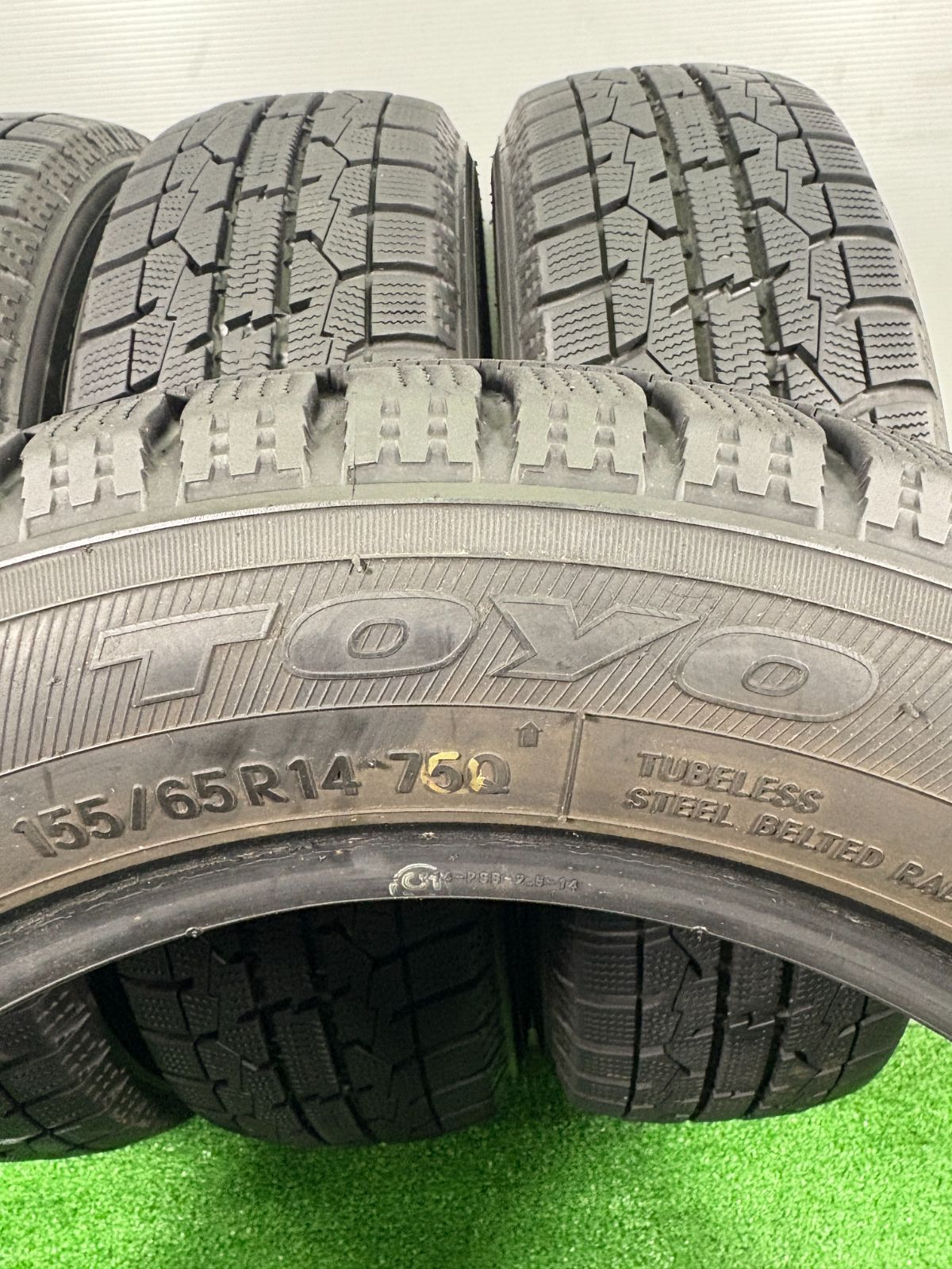 送料無料☆155/65R14 トーヨー GIZ 2021年製 4本 冬タイヤ