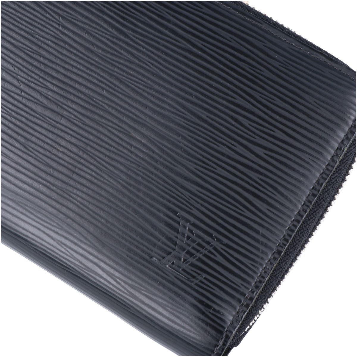 LOUIS VUITTON◇ジッピー・ウォレット_エピ_BLK/レザー/BLK/無地