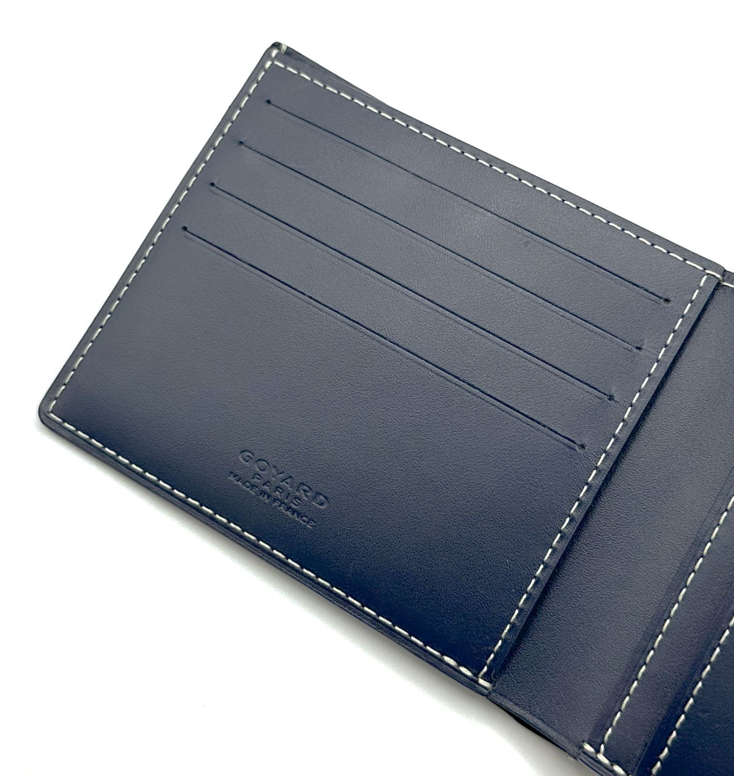 GOYARD】ゴヤール サン・フロランタン 2つ折り財布 ネイビー