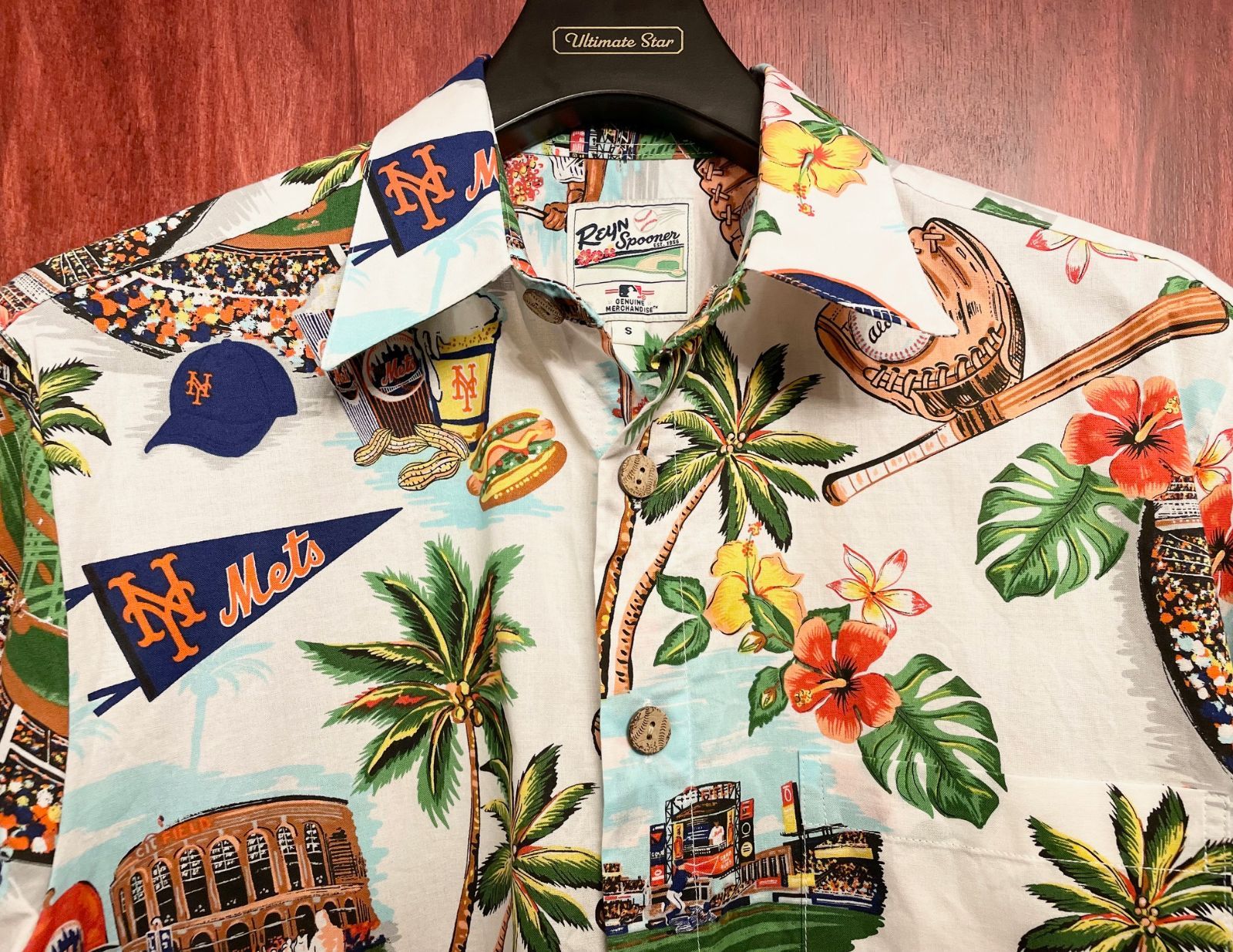 激レア MADE IN KOREA製 オフィシャル品 Reyn Spooner × MLB NEW