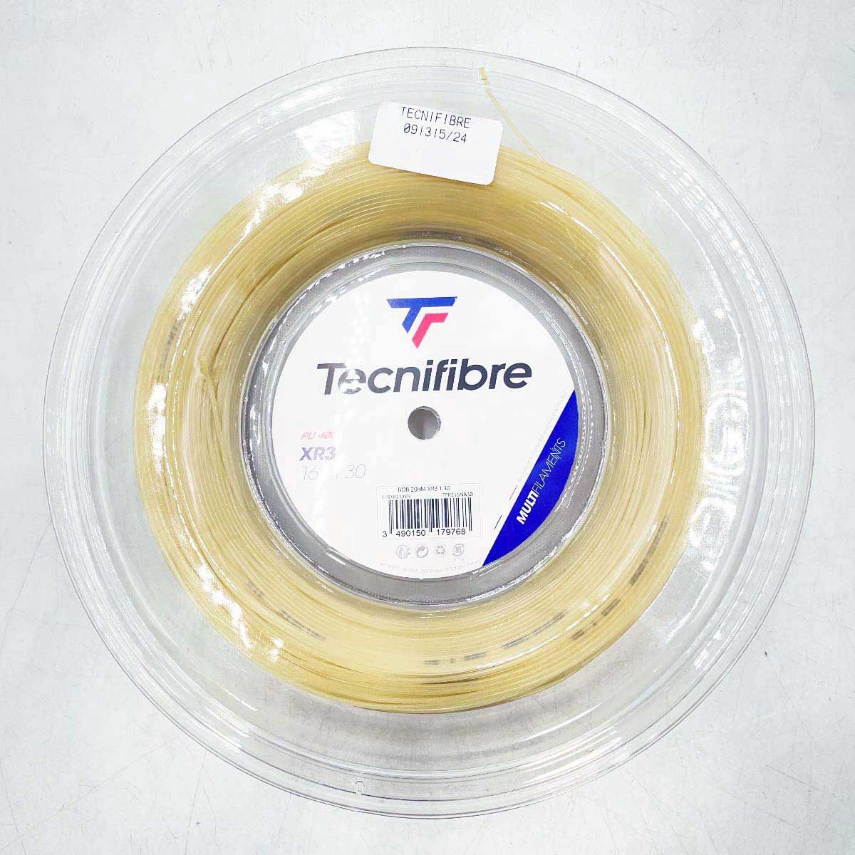 ♥ テクニファイバー Tecnifibre XR3 1.30 硬式 テニス ストリング ガット BOB 200m ロール ナチュラル 01RXR330XN 1.30mm