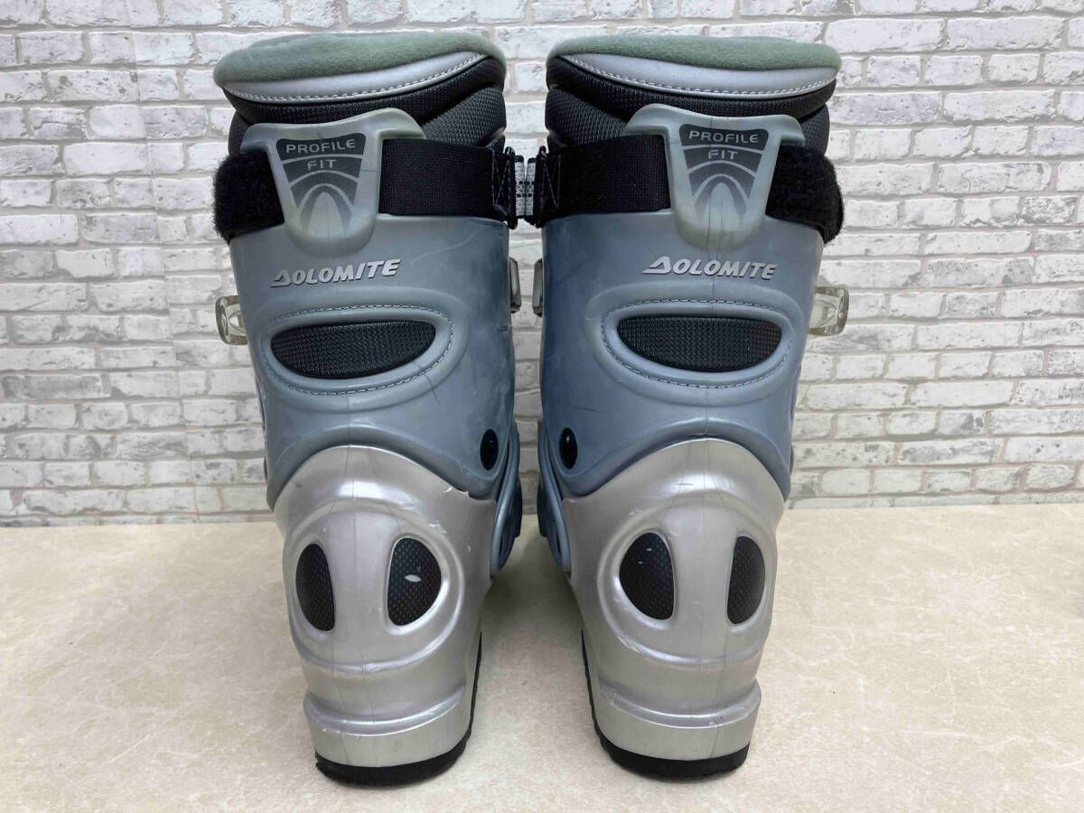 最大50％お値引でご案内。 スキーブーツ DOLOMITE DC-SOFT65 PLOFILE FIt サイズ25cm 285mm シルバー ドロミテ