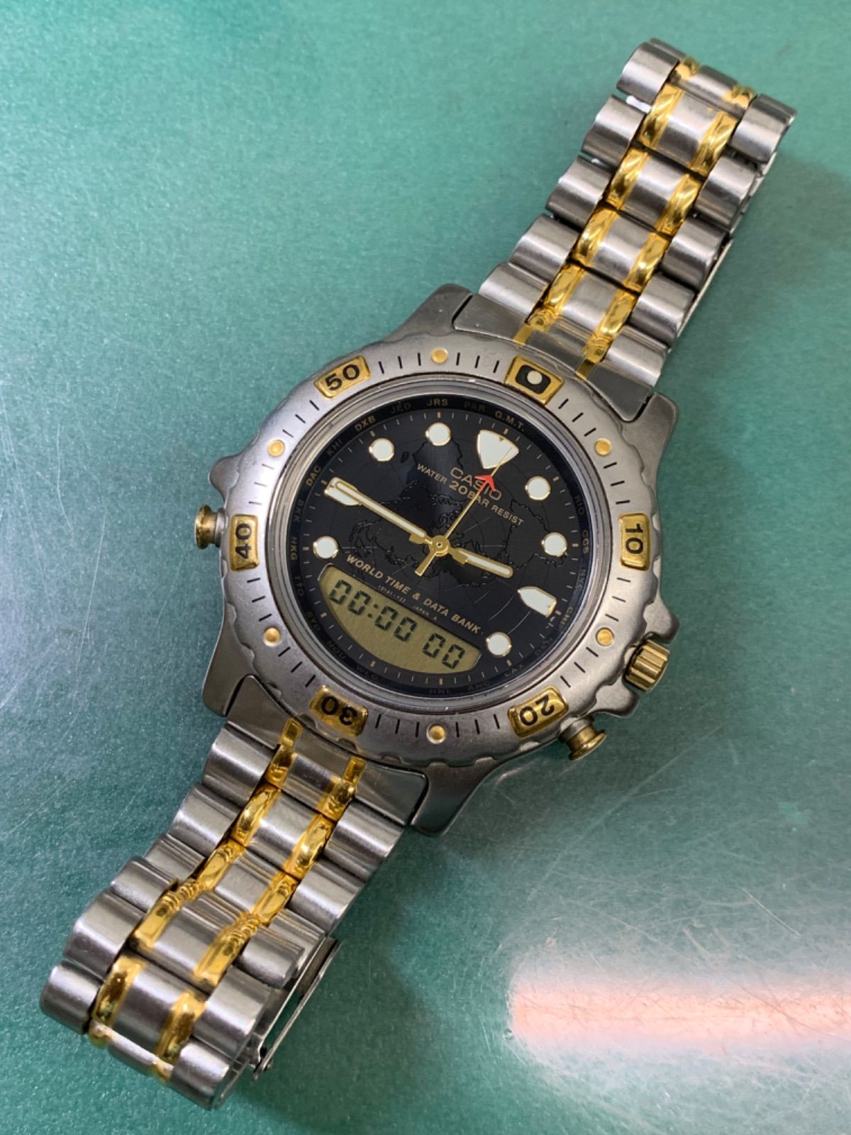 R6-5539 中古品カシオ ワールドタイム・データバンク AD-722 - メルカリ